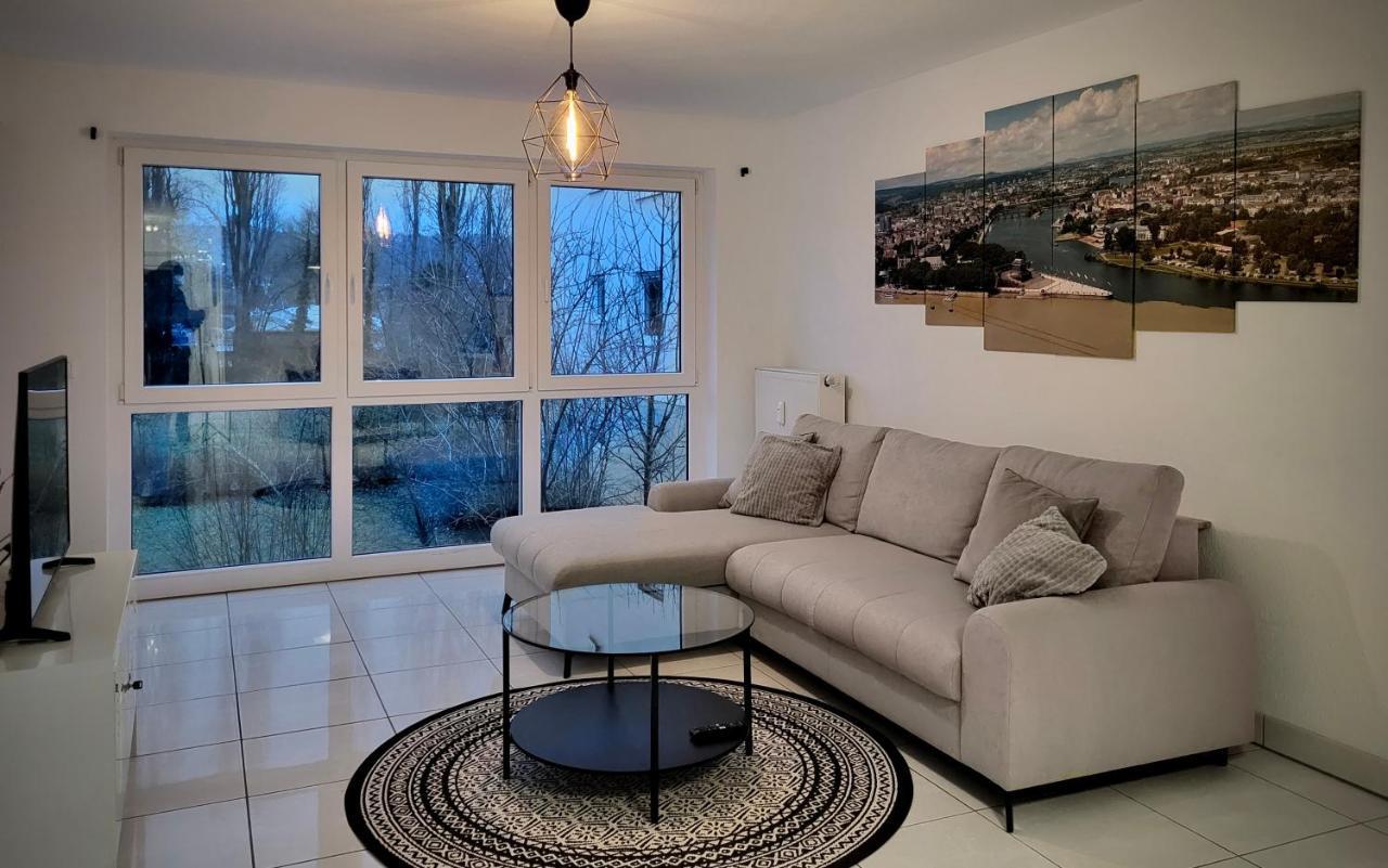 Schöne und ruhige Wohnung direkt an der Mosel Koblenz  Exterior foto